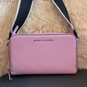 Marc Jacobs Pink Pebbled Leather Crossbody